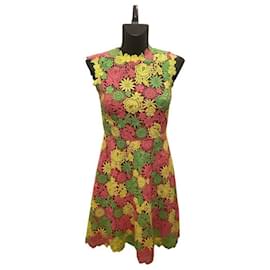 Abito in pizzo floreale multicolore Valentino (2015) di Maria Grazia Chiuri & Pierpaolo Piccioli