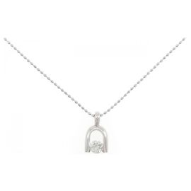Autre Marque Collana in platino e diamanti