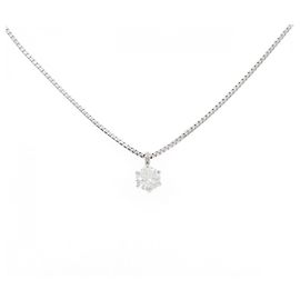 Autre Marque Collar de platino y diamantes