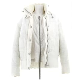 Chanel Chaqueta de Plumón Blanca Talla 38