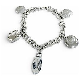 Tiffany & Co Bracciale con charm Multi-Tag 925 Tiffany Return