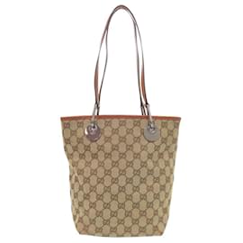 Borsa Tote in tela GG e pelle Gucci