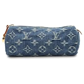 Louis Vuitton Monogram Denim Trousse Speedy GM Handbag Pouch