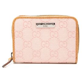 Tarjetero de lona GG Gucci