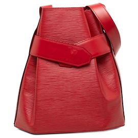 Louis Vuitton Bolso de Hombro Epi Rojo PM