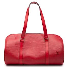 Louis Vuitton Red Epi Soufflot