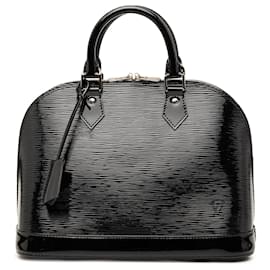 Louis Vuitton Alma PM in pelle Epi nero elettrico