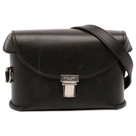 Borsa a tracolla Saint Laurent Tuc Box in pelle nera