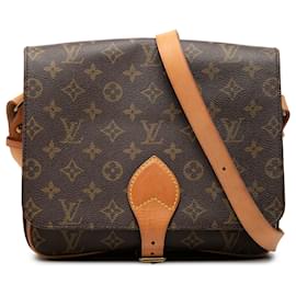 Louis Vuitton Marrone Monogram Cartouchiere GM