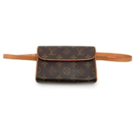 Pochette Florentine Louis Vuitton Marrone Monogram