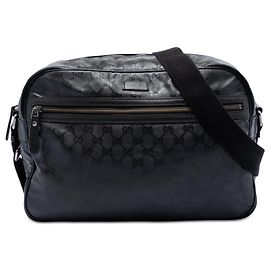 Gucci Black GG Imprime Crossbody