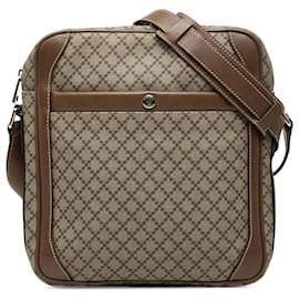 Bolso bandolera Gucci en lona revestida beige Diamante