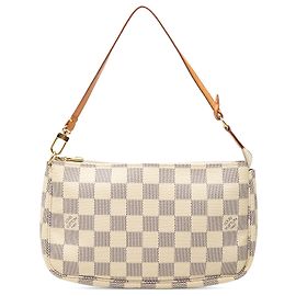 Louis Vuitton Pochette Accessoires in Damier Azur bianco