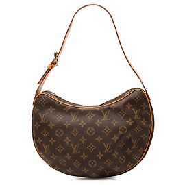 Louis Vuitton Marrone Monogram Croissant MM
