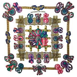 Pañuelo de seda Les Rubans du Cheval Hermes - Hermès