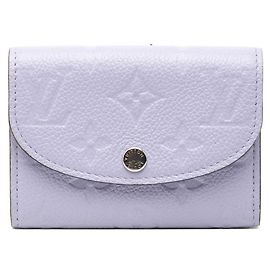 Portafoglio Louis Vuitton Monogram Empreinte Rosalie nel colore Iris Purple