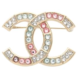 Spilla Chanel Coco Mark placcata oro