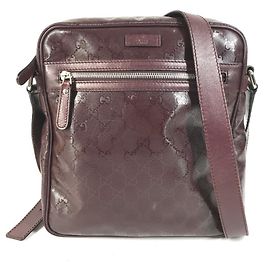 Borsa a tracolla Gucci GG Imprimé Purple