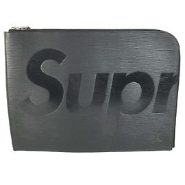 Louis Vuitton Epi Supreme Pochette Jour GM Black
