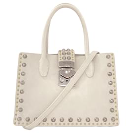 Borsa 2-Way con borchie Miu Miu