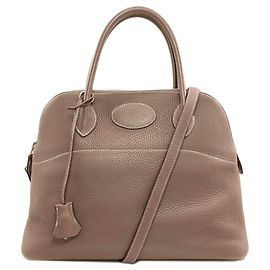 Hermès Borsa Hermes Bolide 31 in Etoupe Gray