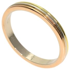 Cartier 3-Farben 18K Goldband Ring