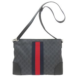 Borsa a tracolla lunga Gucci 474139 GG Supreme