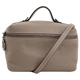 Borsa a mano in pelle Longchamp Le Pliage Extra da donna