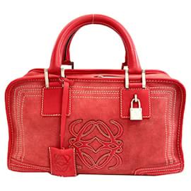 Borsa a mano Loewe Amazona in scamosciato