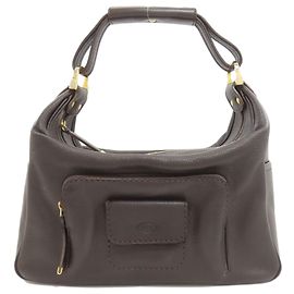 Borsa a mano in pelle con logo Tod's