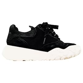 Zapatillas Court Chunky Alexander Mcqueen en ante negro