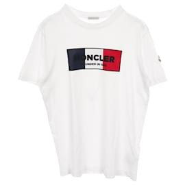 Camiseta de algodón con logo Moncler