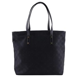 Salvatore Ferragamo Gancini Nylon Canvas Tote Bag