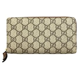 Portafoglio lungo pieghevole Gucci GG Supreme