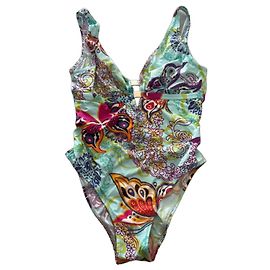 Autre Marque Bañador de una pieza Tyche Valerie con estampado de mariposa