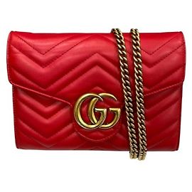 Gucci GG Marmont 474575 Long Wallet Chain Shoulder