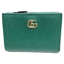 Cartera de doble pliegue Gucci GG Marmont