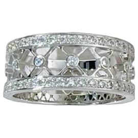 Tiffany & Co. Platin-Diamantring Cutout Cigar Band
