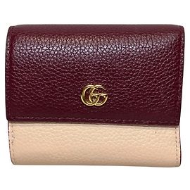 Mini portafoglio bicolore Double G Gucci