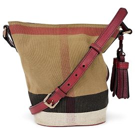 Burberry Ashby House Check Canvas Medium