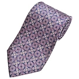 Yves Saint Laurent Seidenkrawatte mit geometrischem Muster