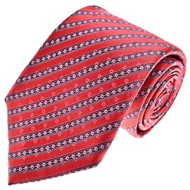 Cravatta in seta rossa Ermenegildo Zegna