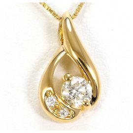 Autre Marque Collana in oro giallo 18K con diamanti