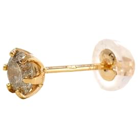 Autre Marque Orecchini a lobo in oro rosa 18K e diamanti