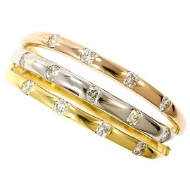 Autre Marque Elegante fede in oro e platino