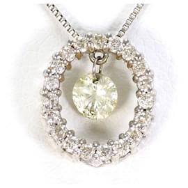 Autre Marque 18K Weißgold-Diamantkette