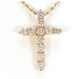 Autre Marque Collana in oro rosa 18K e diamanti