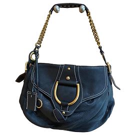 Dolce & Gabbana Bolso de hombro en cuero negro