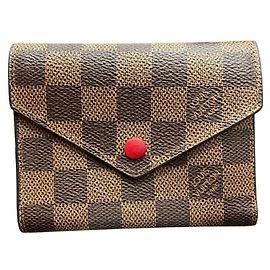 Louis Vuitton Damier Portefeuille Victorine Cartera Plegable