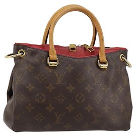 LOUIS VUITTON Monogram Palas BB Handtasche 2way Slys M41241 LV Auth 180676
